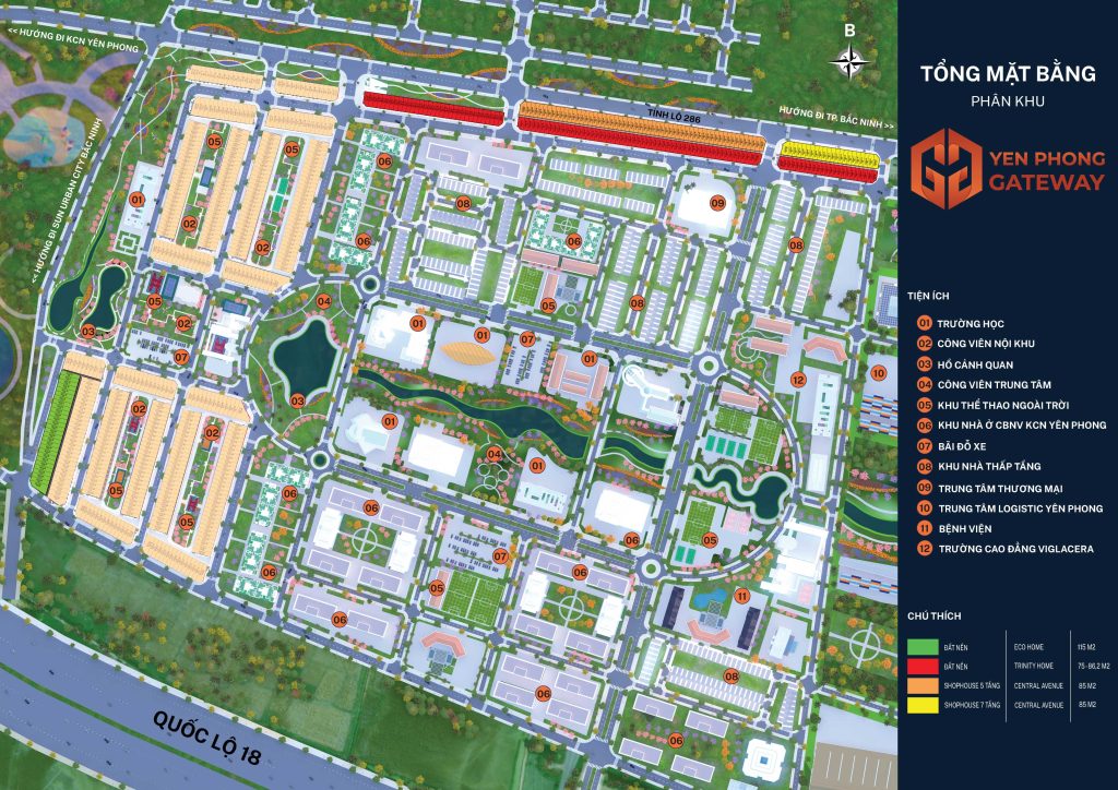 Tổng quan mặt bằng, tiện ích xung quanh