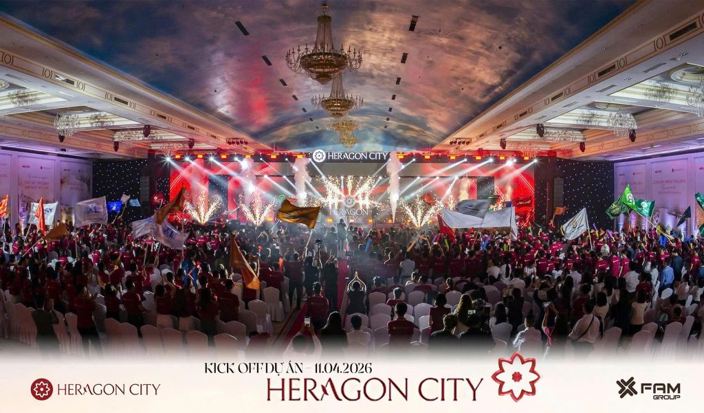 KHÔNG KHÍ BÙNG NỔ TẠI LỄ RA QUÂN DỰ ÁN HERAGON CITY