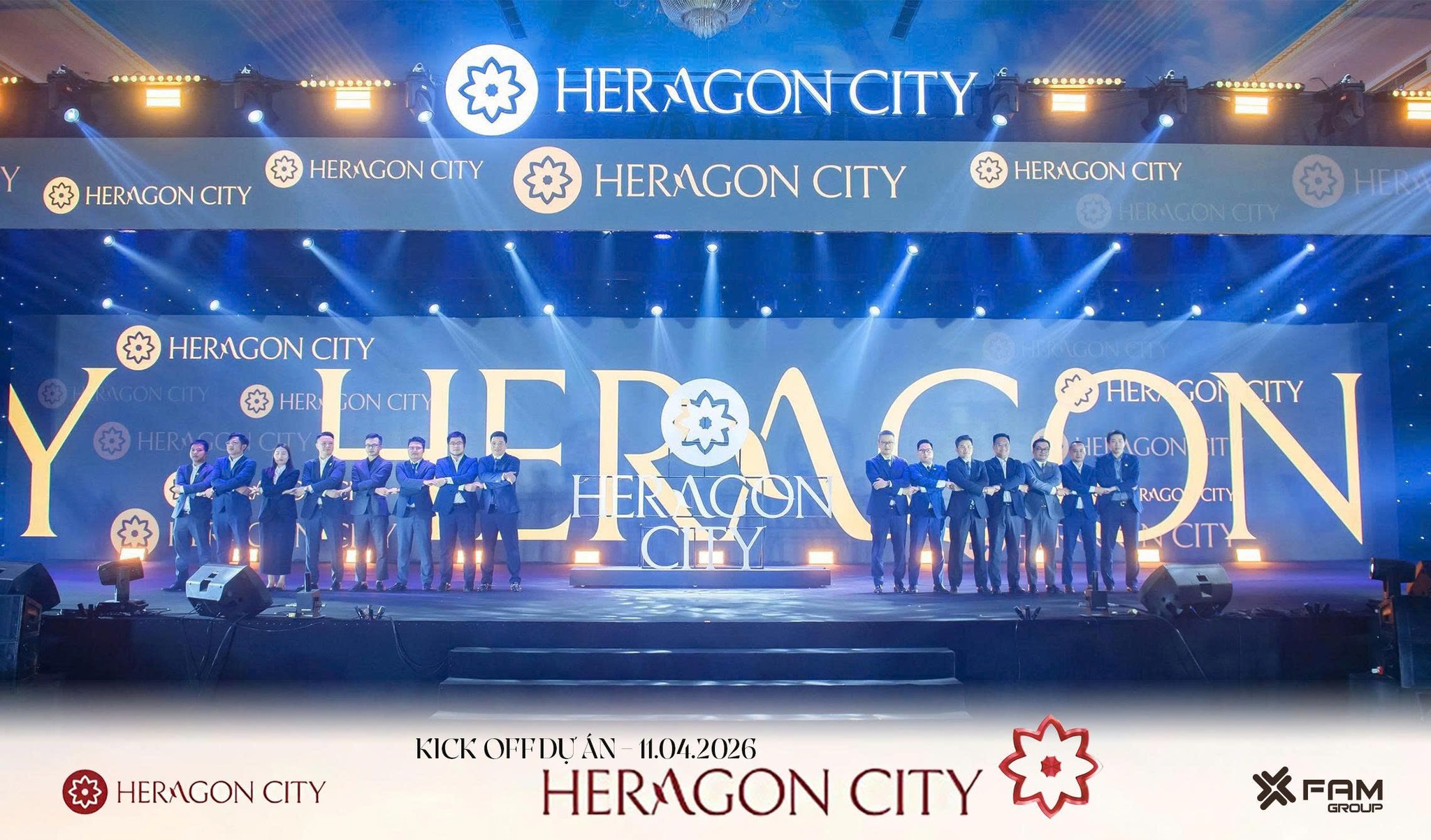 KHÔNG KHÍ BÙNG NỔ TẠI LỄ RA QUÂN DỰ ÁN HERAGON CITY
