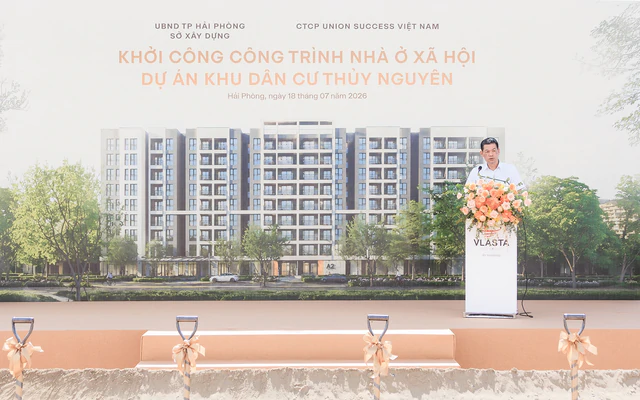 Khởi công khu nhà ở xã hội quy mô gần 1.000 căn tại Khu đô thị VLASTA – THỦY NGUYÊN